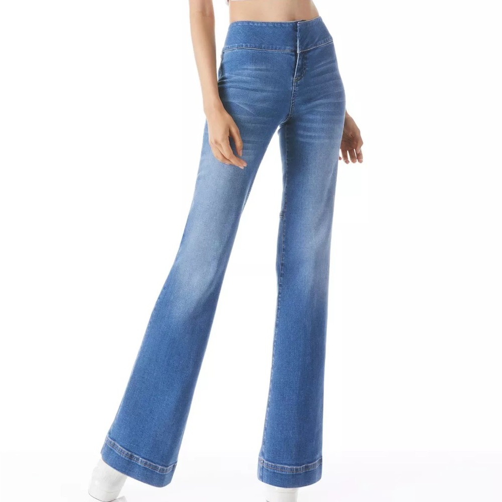 Alice + Olivia Blue Denim Jeans